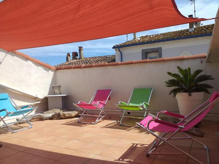 Maison Vigneronne De Caractere Du XIX Plein Centre Villa Marseillan  Ngoại thất bức ảnh