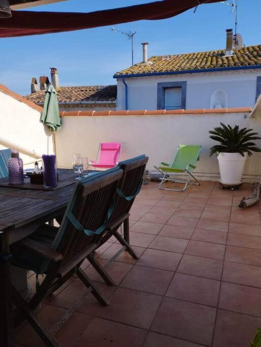 Maison Vigneronne De Caractere Du XIX Plein Centre Villa Marseillan  Ngoại thất bức ảnh